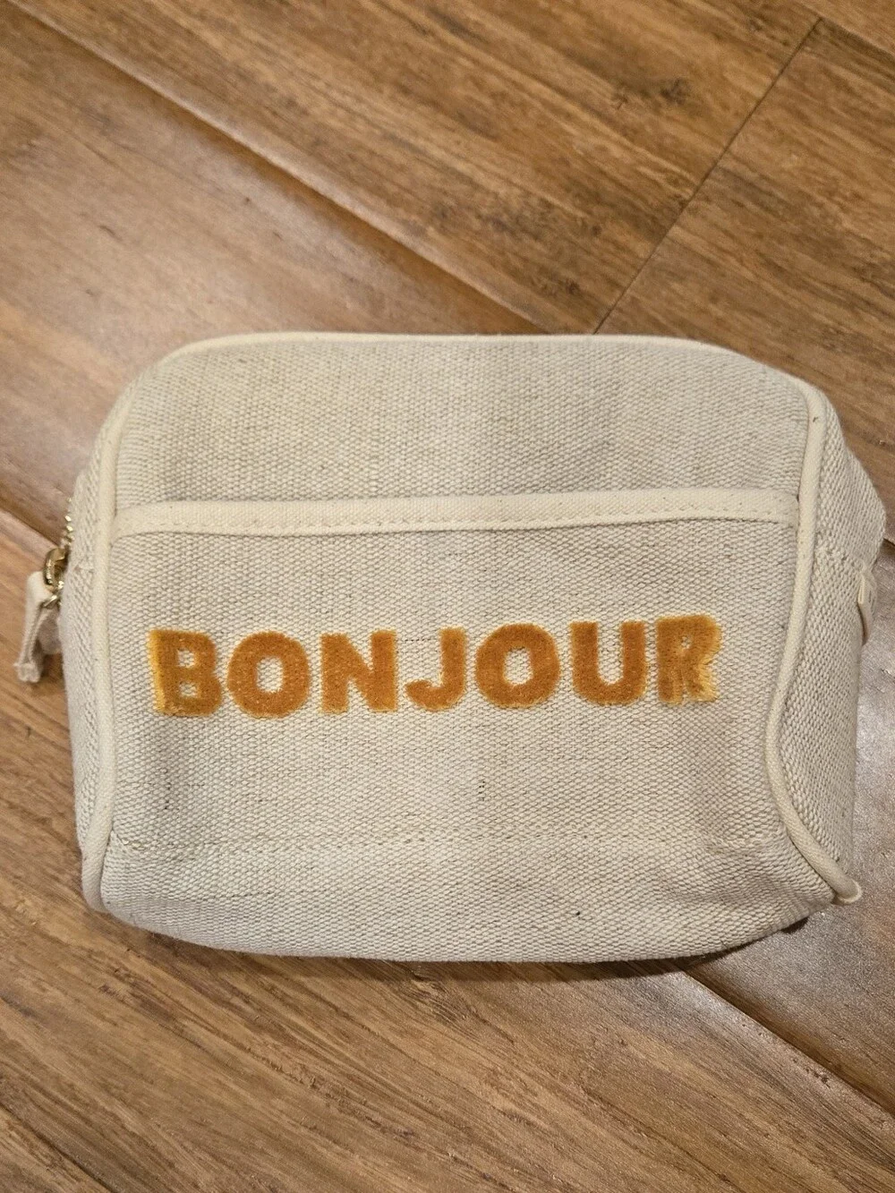 Sezane Boujour Jute Beauty Case